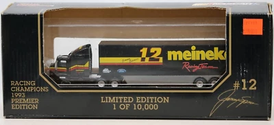 Racing Champions 1993 edición Premier #12 Jimmy Spencer Meinke Transporter - HO Foto 1 de 4