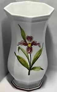 Dayton’s Boundary Waters Hand Painted Vase Italy in Good Used Condition 7-3/4”T - Picture 1 of 8