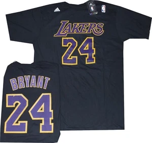 Los Angeles Lakers Kobe Bryant Throwback Net Print Adidas Shirt New tags Small - Picture 1 of 2