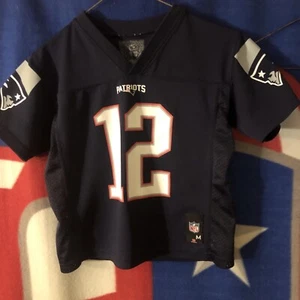 Tom Brady #12 NFL Football Trikot PATRIOTS NFL Team Bekleidung Jugend Medium - Bild 1 von 8