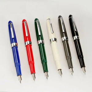 6 Stück Jinhao 992 Blickdicht Kunststoff Füllfederhalter 0,5 mm Feder Schüler Schreiben Geschenke #s6 - Bild 1 von 11