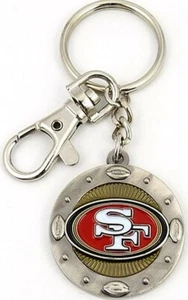 NFL - SF 49ERS OFFICIALLY  LICENSED IMPACT TEAM KEY CHAIN KEY RING - Picture 1 of 1