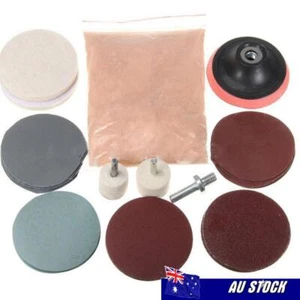 32Pcs Deep Scratch Remover Car Glass Polishing Kit 8Oz Cerium Oxide Powder Wheel - Picture 1 of 11