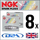 8x NGK ILKAR7C10 94940 Laser Iridium Spark Plugs For JAGUAR XF 5.0 01/09-->