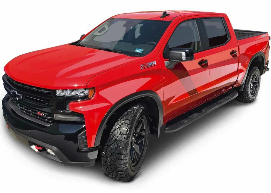 Fits 19-25 Silverado 1500 Air Design OE Style Fender Flares Satin Black GM39A38 - Image 1 of 4