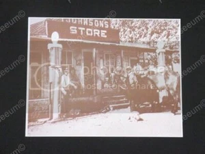 Johnsons General Store With Soda Signs Sepia Card Photo Lab Reprint - Picture 1 of 1