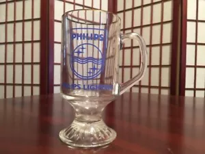 Philips Lighting Beer Mug Collectible 5.5" Height 2.5" Diameter 5" Drinking Area - Picture 1 of 4