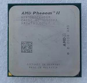 AMD Phenom II X4 910E Desktop CPU HD910ECK4DGM AM2+ AM3 Quad Core 65W TDP - Picture 1 of 2