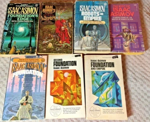 Isaac Asimov - of 7 - Vintage Science Fiction Paperbacks - Imagen 1 de 6