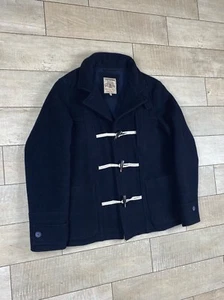 Chevignon Vintage coat wool Blue Mens size XL - Picture 1 of 9