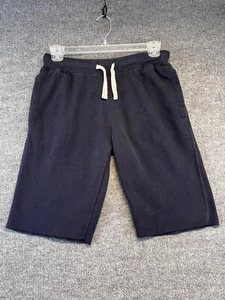 MV Sports Sweat Shorts Pro-Weave Men's Small Dark Blue Cotton Blend Cutoffs - Picture 1 of 9