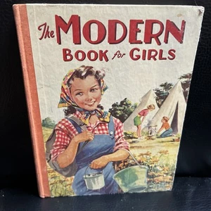 The Modern Book For Girls HB 1946 Book. Birn Brothers. Illustrated Vintage Book - Picture 1 of 13