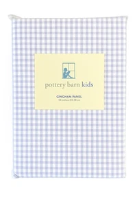 Pottery Barn Kids Light Purple Gingham Curtain Panel 84x44 – New in Package - Picture 1 of 5