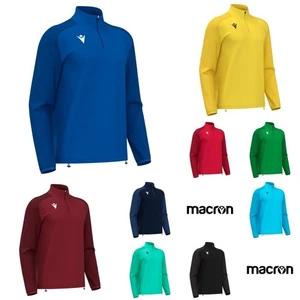 TOP SWEATSHIRT TRACKSUIT JACKET ISEN TRAINING OUTDOOR - MACRON - 4XS to 5XL - Picture 1 of 23