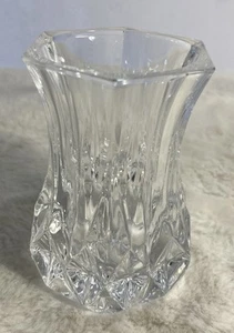 CRISTAL D'ARQUES-DURAND Longchamp Crystal 3" Violet Bud Vase Toothpick Holder  - Picture 1 of 10