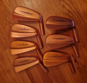 RADAR Forged 1020s golf blade iron heads in raw copper finish 4,pw BRAND NEW - Picture 1 of 5