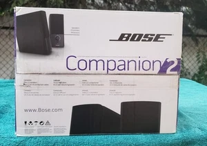 NEW Bose Companion 2 Series III Multimedia PC Laptop Black Speakers Sealed - Bild 1 von 5