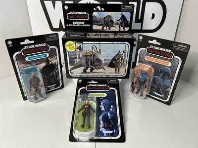 Star Wars Vintage Collection Mandalorian Judge Blurrg Death Watch Bo-Katan Lot - Image 1 of 3