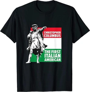 MIGLIORE! Columbus Day - T-shirt Pride italiana taglia S-3XL - Foto 1 di 3