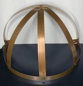 "De colección Cobre Montaje en Pared Sartén Utensilios Estante Semicírculo 11x6x7"" Rústico Decoración Granja" - Imagen 1 de 9