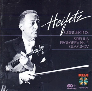 Sibelius Prokofiev Glazunov HEIFETZ CONCERTOS Hendl | excellent (C7852) - Bild 1 von 3