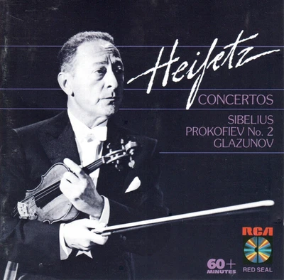Sibelius Prokofiev Glazunov HEIFETZ CONCERTOS Hendl | excellent (C7852) - Bild 1 von 3