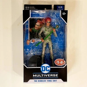 Mcfarlane DC Multiverse THE RIDDLER FINAL SUIT Red Platinum Edition - Picture 1 of 2