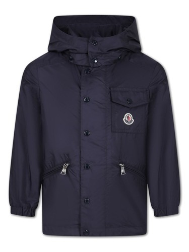 Impermeabile Moncler ragazzo Lusala con cappuccio
