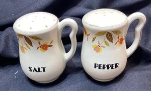 Hall Superior China Jewel Tea "Autumn Leaf Salt & Pepper Shakers - Picture 1 of 8