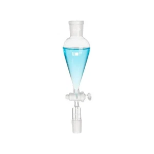 Pear-shaped Separating Funnel 60ml-1000ml Borosilicate Lab Supply Piston ca - Picture 1 of 11