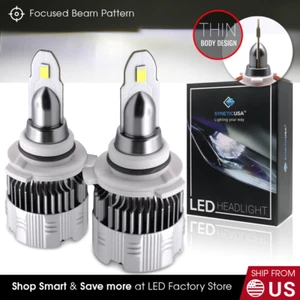 Syneticusa 9006 HB4 LED Headlight Light Bulb Kit 4100lm White 100W Low Beam - Picture 1 of 9