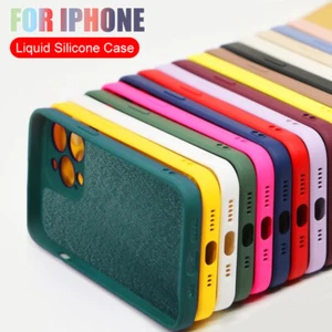 Handy Hülle für iPhone 16 16E 15 14 13 12 11 Pro Max Silikon Bumper Schutz Case - Photo 1/21