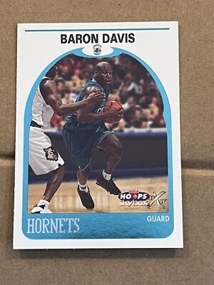 2000-01 SKYBOX HOOPS DECADE - HOOPLA - BARON DAVIS HORNETS ROOKIE #31 - Image 1 of 2