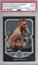 2018 Topps UFC Chrome CONOR MCGREGOR Museum Collection WAVE 92/99 PSA 9 MINT