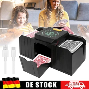 Kartenmischmaschine Elektrische USB C Automatischer Kartenmischer für 2 Decks DE - Bild 1 von 16