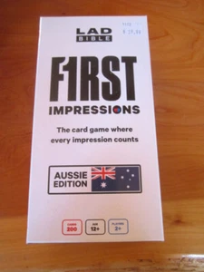CARD GAME FIRST IMPRESSIONS  AUSSIE EDITION GAME NEW SEALED ** MUST SEE *** - Picture 1 of 4