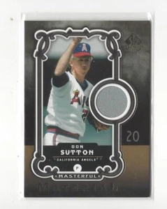 2007 SP Legendary Cuts Masterful Materials Don Sutton JERSEY Angels - Picture 1 of 1