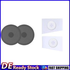Pack 2 Ventilateur Filtre à Poussière Lavable Anti-Poussière Filet pour PS5 Slim Disc & Digital Edition - Photo 1/4