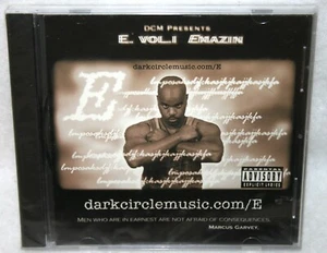 E Vol 1 Emazin CD 2001 Dark Circle Music RARE Dallas Texas Gangsta Rap SEALED - Foto 1 di 2