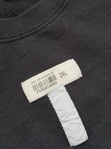 Walt Disney World Disneyland Error Cast Member Crewneck Sweatshirt Black -sz XXL - Picture 1 of 6