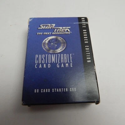 Star Trek Customizable Card Game White Border Edition Cards Sealed, Box Is Not - Image 1 of 4