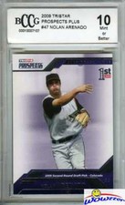 2009 Tristar Prospects Plus #47 Nolan Arenado FIRST EVER ROOKIE BECKETT 10 MINT