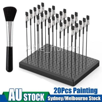 20PCS Painting Stand Base and Alligator Clip Stick Modeling Tools Airbrush Hobby - image 1 of 4
