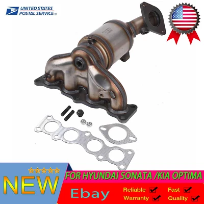 Convertidor catalítico colector delantero para Hyundai Sonata Kia Optima 2015-2020 2,4 L Foto 1 de 4