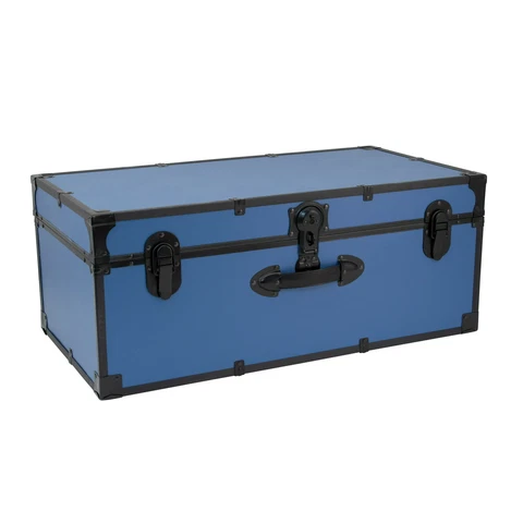Classic 30" Trunk with Lock, Misty Blue Cover