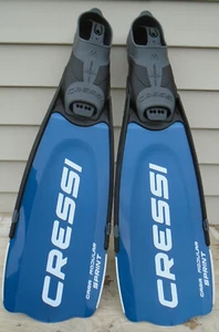 NEW Cressi Gara Modular Sprint Scuba Diving Fins - Blue Metal - 42/43 8/9 - Picture 1 of 6