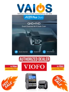 VIOFO A129 Plus Duo Dual Channel Dash Cam Front 2K 1440P +1080P with Wi-Fi GPS - Picture 1 of 9