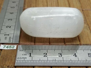 SELENITE pierre roulée 4- 4,5 cm environ mineraux lithotherapie esoterisme reiki - Picture 1 of 2