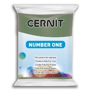 Polymer Clay Cernit Number One, 645 Olive Green - 56g - 2wards Polymer Clay &... - Picture 1 of 1