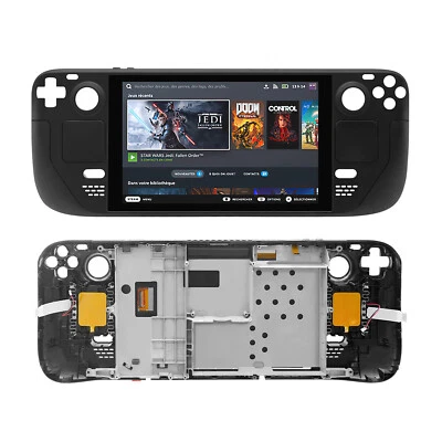 7" Steam Deck Handheld Game Console Black with Bezel LCD Touch Screen Assembly - Image 1 of 4